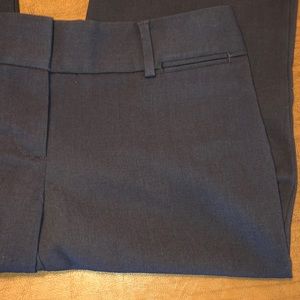 LOFT Petites Gray Stretch Dress Career Pants 4P